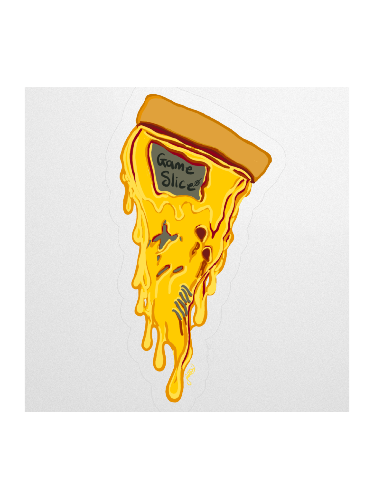 Game a Slice Sticker product image (2)