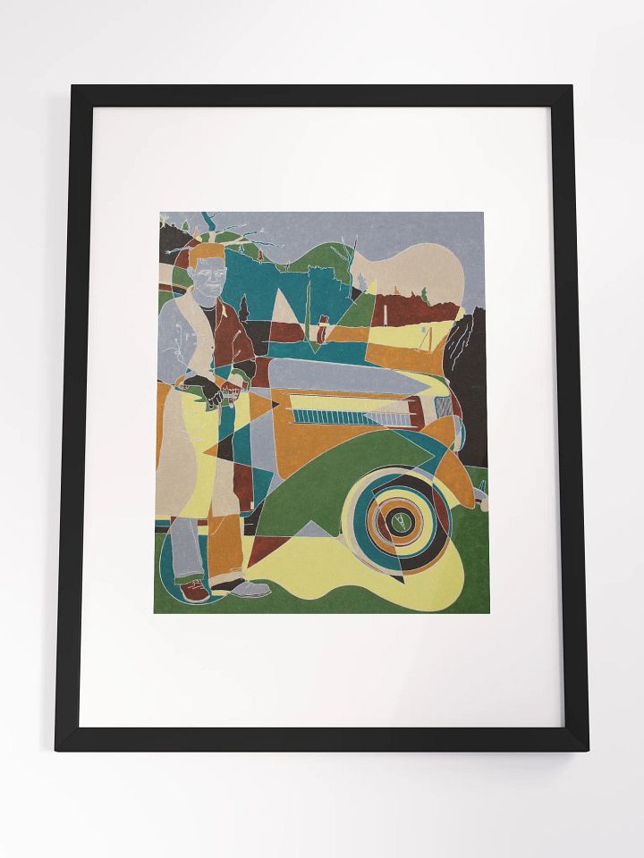 Pat's '36 Ford Print Framed product image (1)