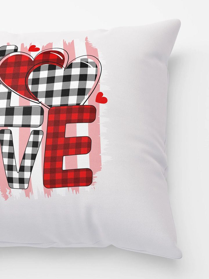 Checkered Love All-Over Pillow product image (3)