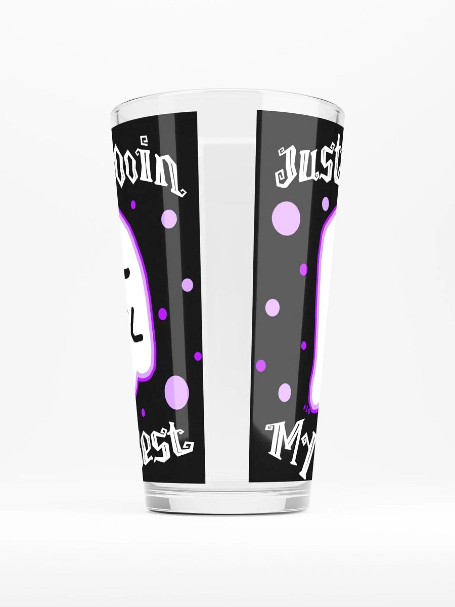 Just Booin My Best Pint Glass product image (5)