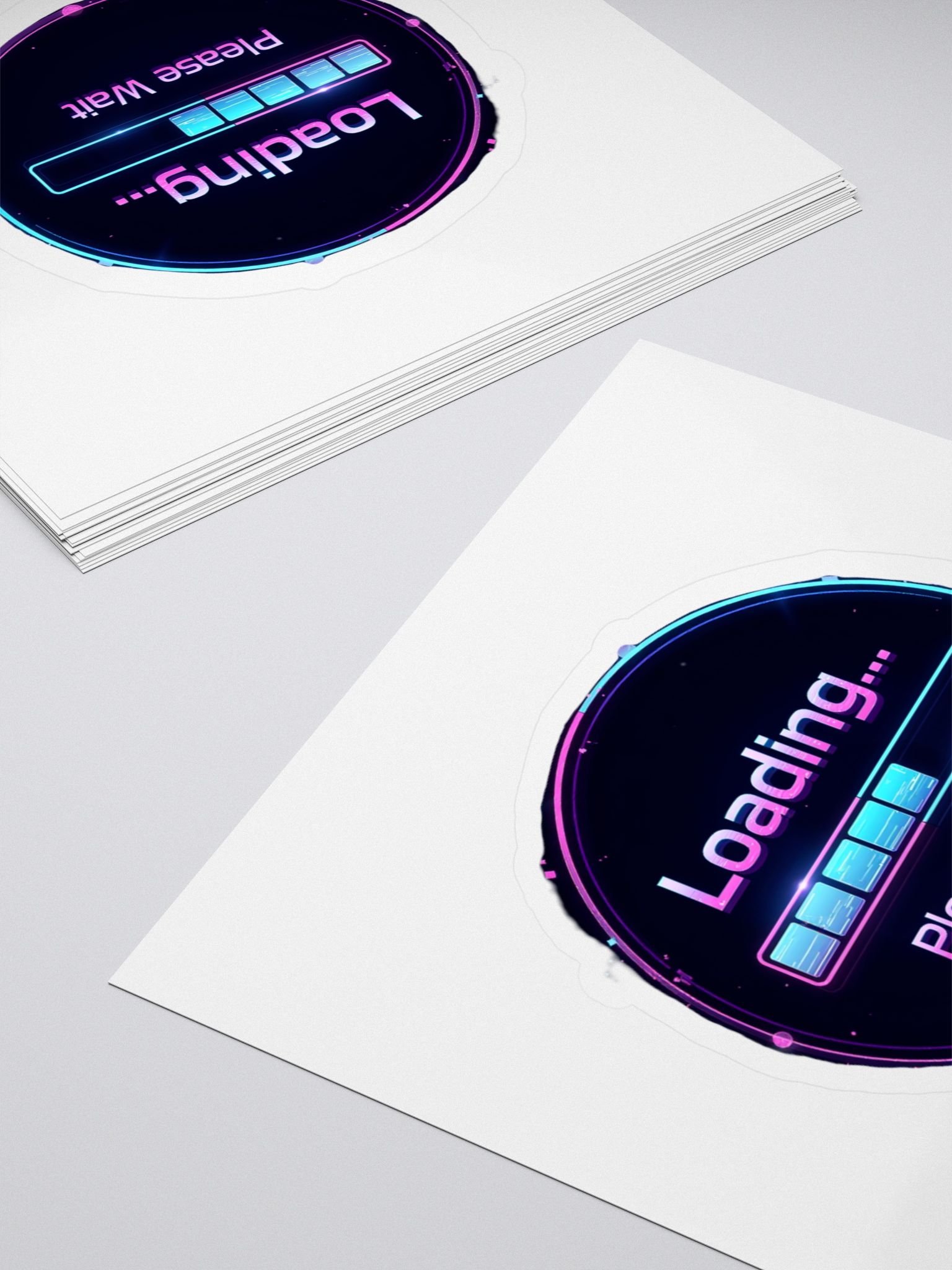 Colorful Loading Process Kiss Cut Stickers product image (4)