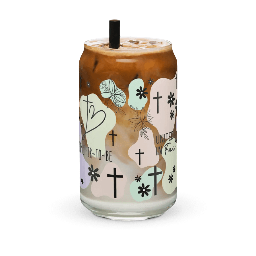 Godmother proposal gift with Bible verse with lid and straw product image (12)