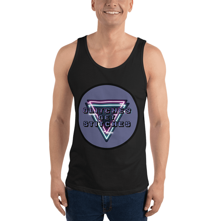 Glitches Get Stitches Unisex Tank product image (1)