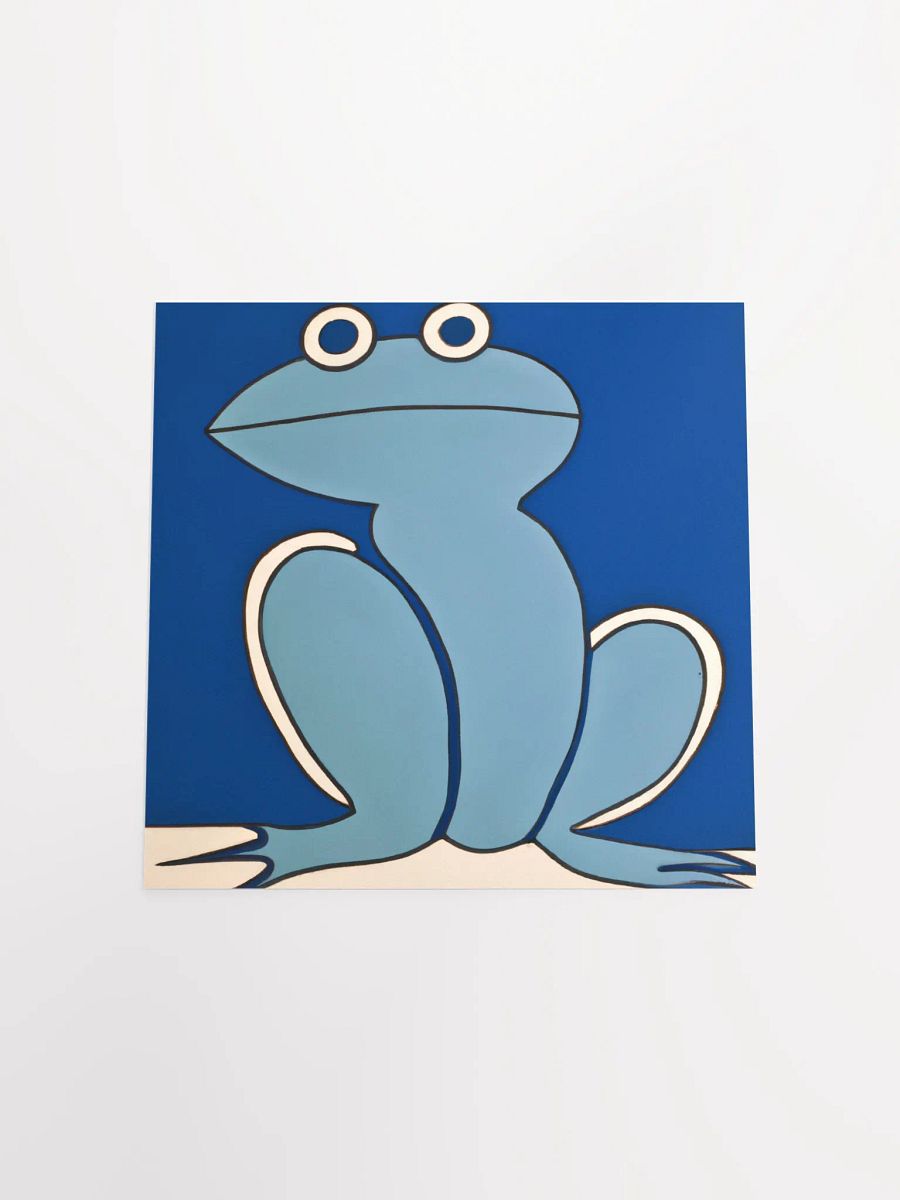Blue Frog Modern Art Style in Five Sizes product image (5)