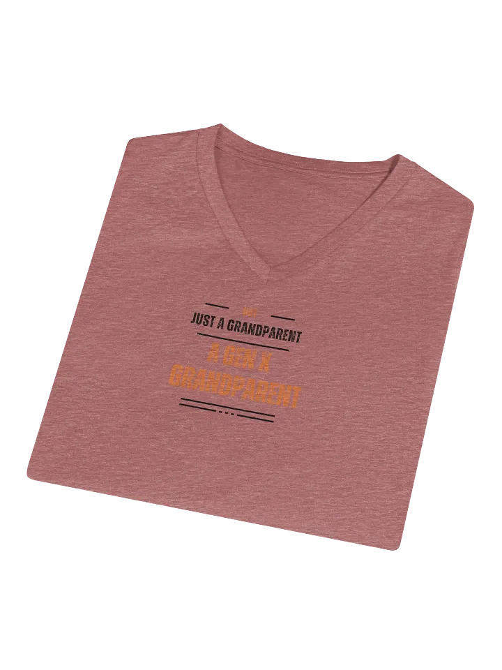 Not Just A Grandparent V-Neck Tee (Black) product image (1)