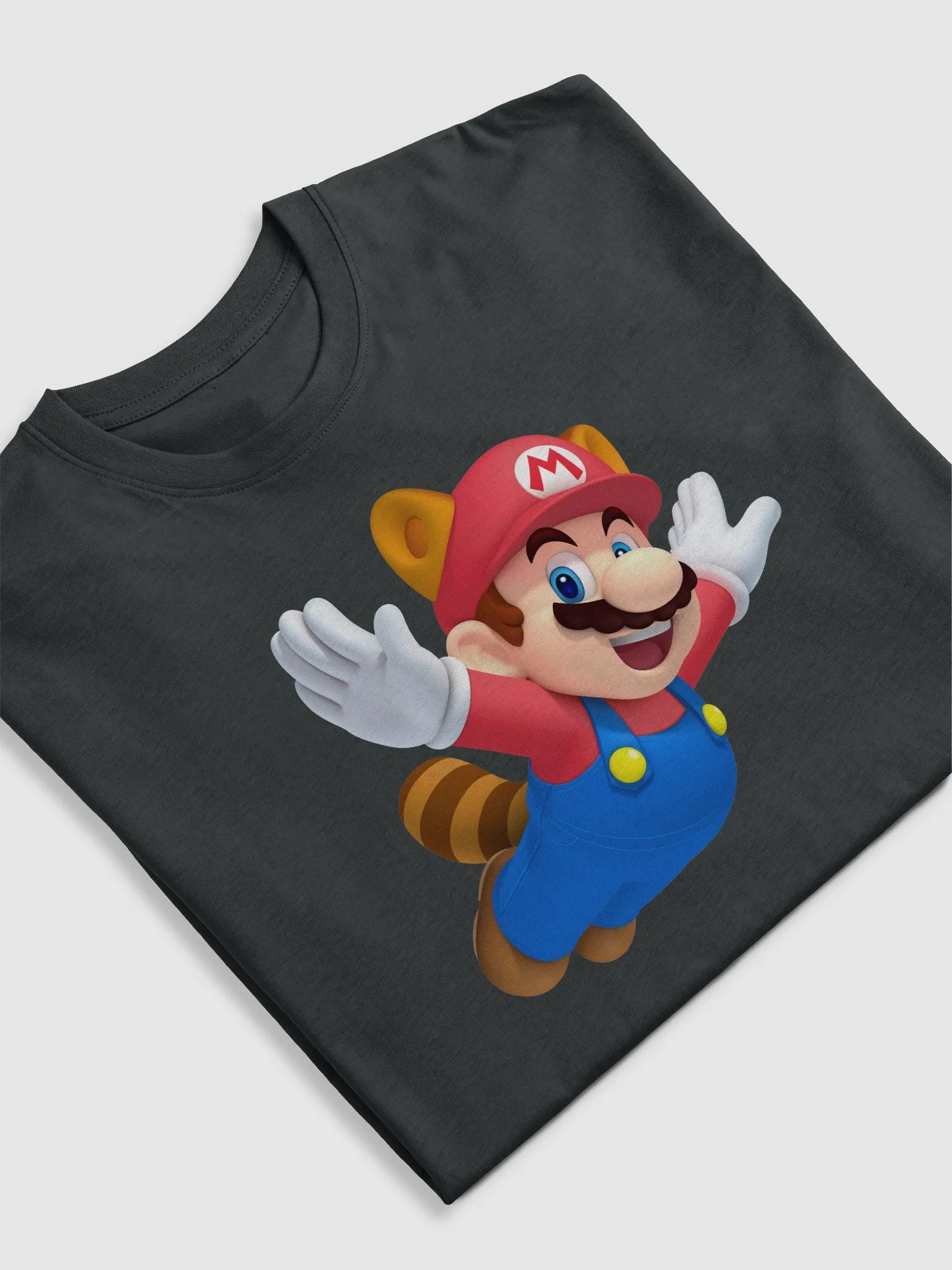 Raccoon Mario Glide Men's Tee product image (5)
