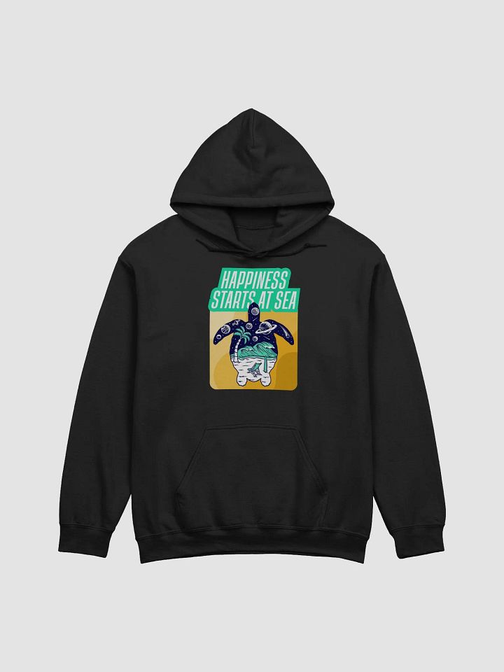 Sea Turtle Serenity Hoodie | Happiness starts at sea product image (4)