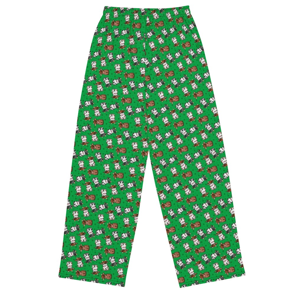 Ditsy Cows Wide Leg Pants product image (4)
