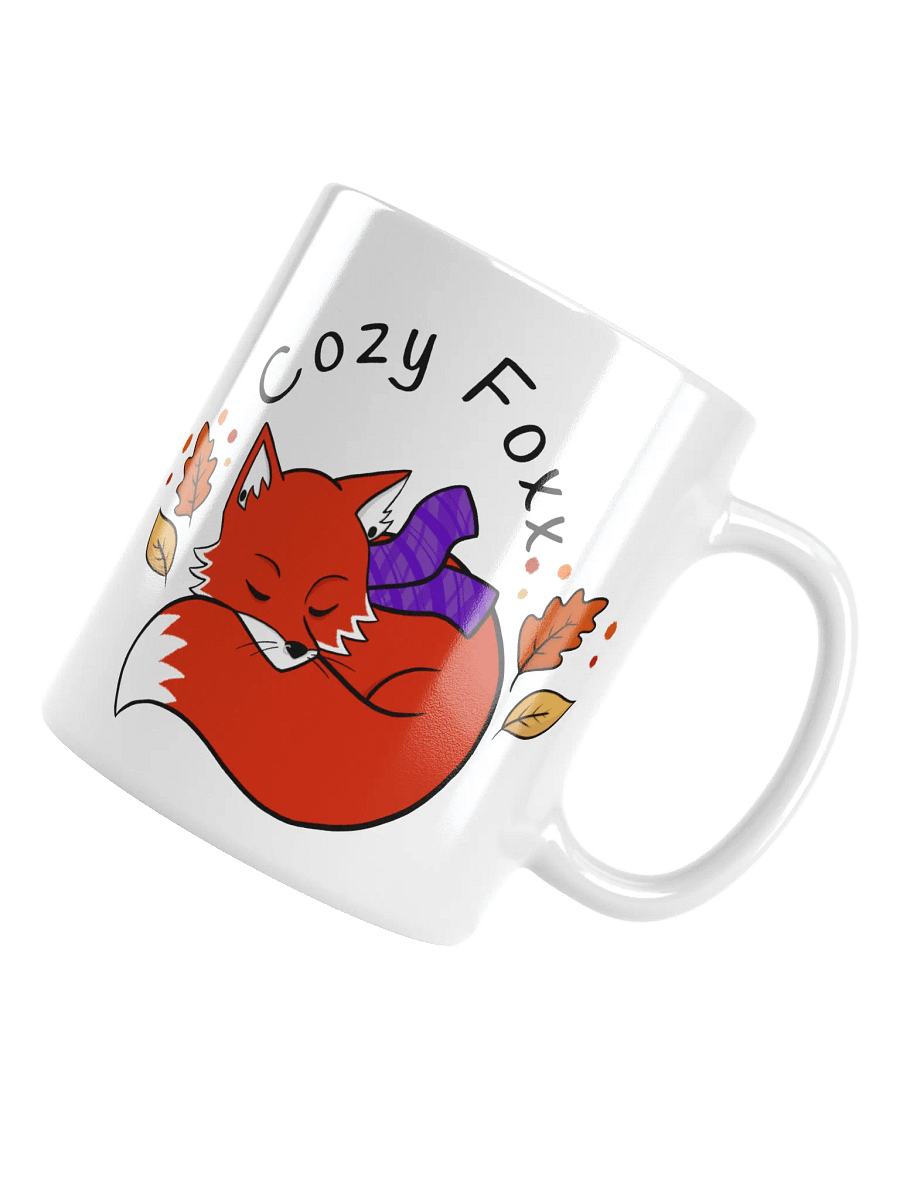 Cozy Foxx Ceramic Mug White product image (3)
