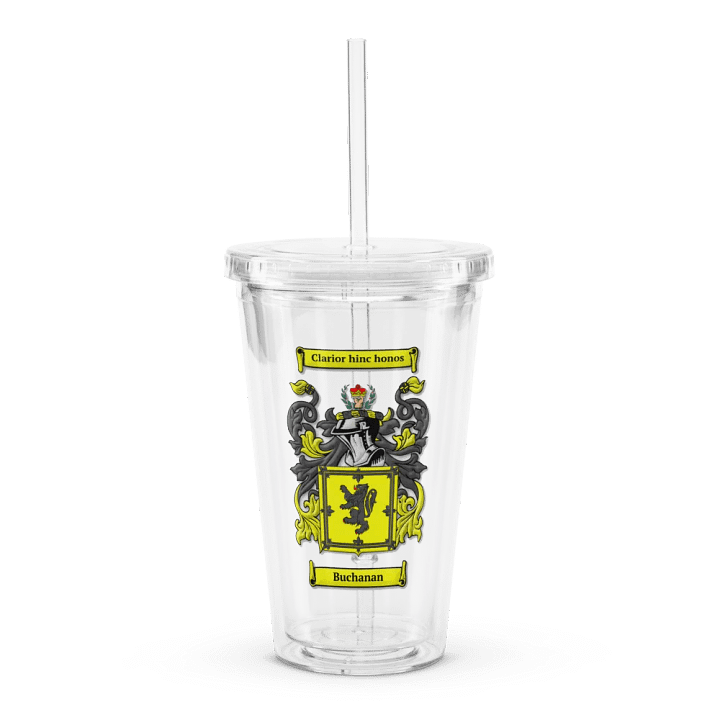 Buchanan Family Crest - Clear Tumbler product image (1)