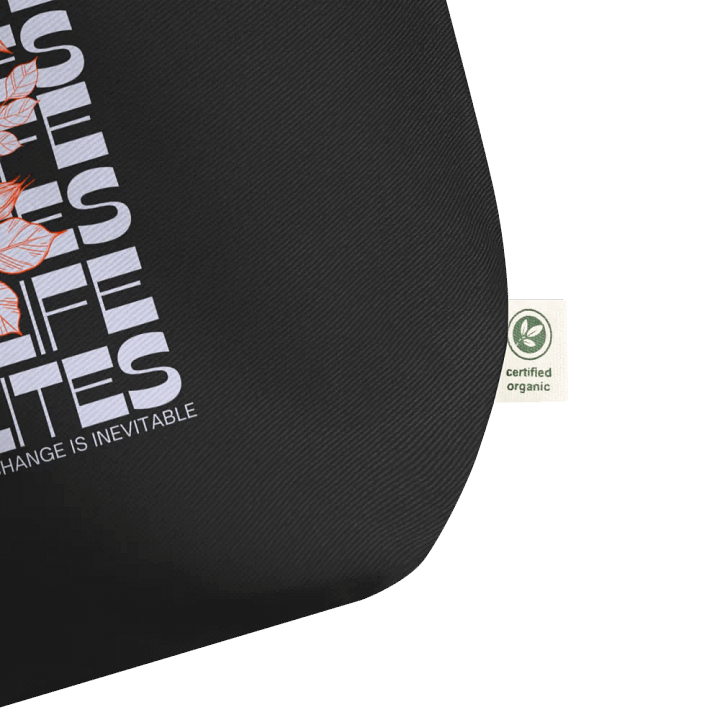 LowLifeHighLites Eco Cotton Floral Tote Bag product image (2)