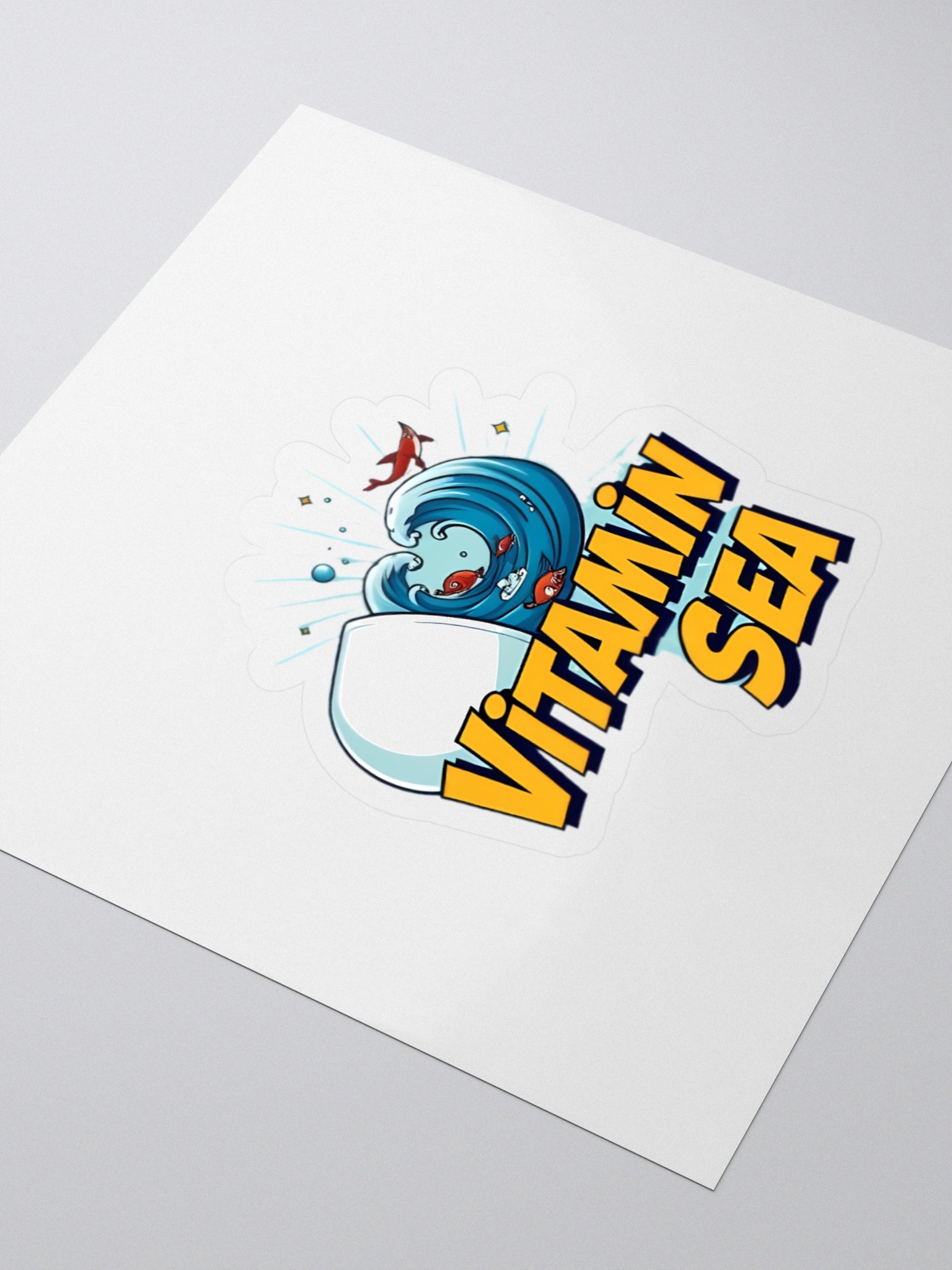 Vitamin Sea Wave Kiss Cut Stickers product image (3)