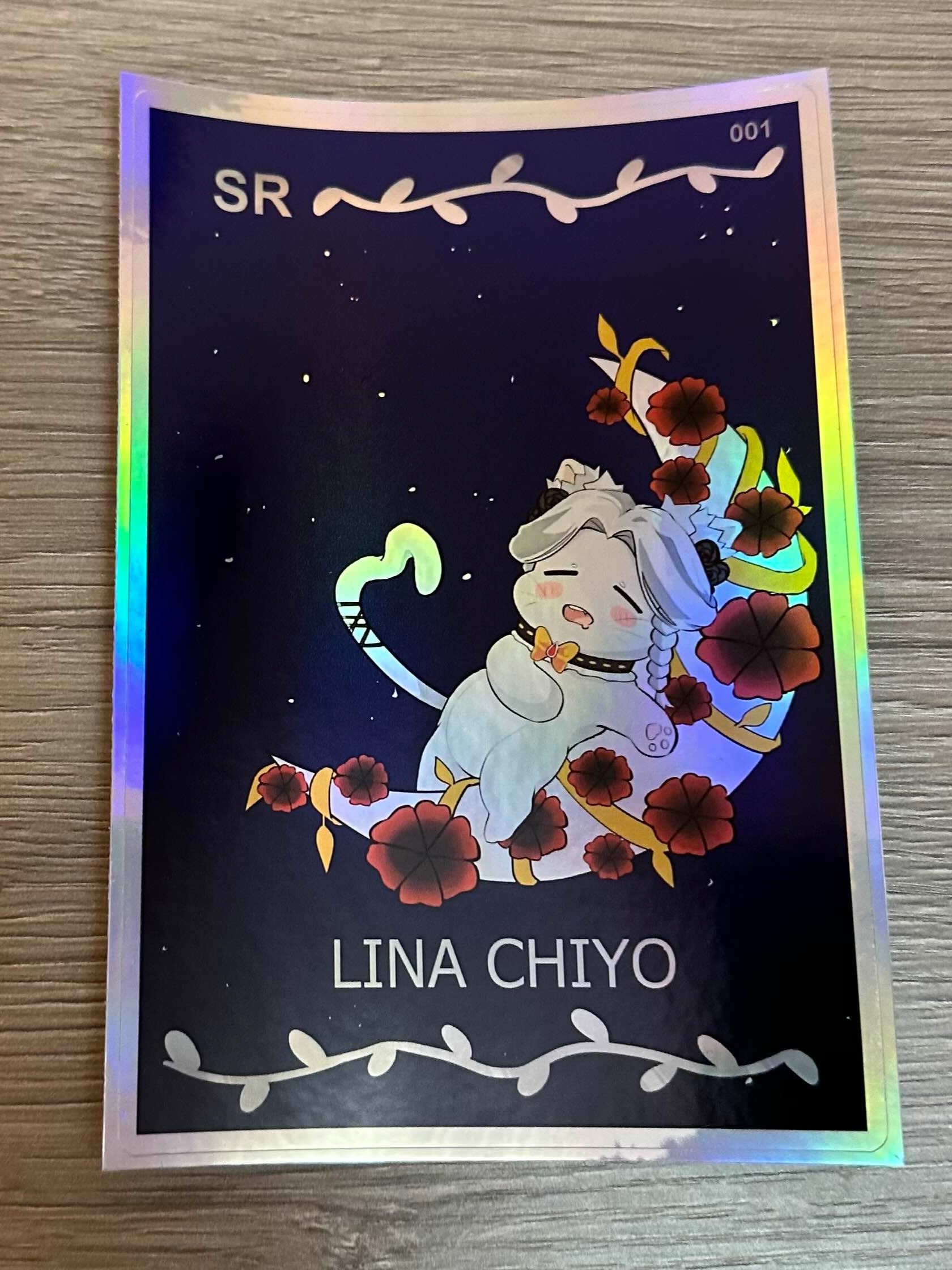 SR001 Chiyo Card Holographic Sticker product image (2)