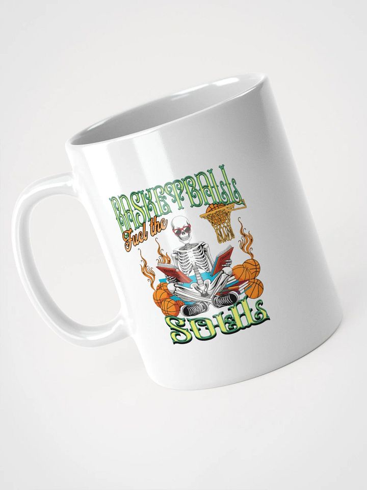 Basketball Fuel The Soul Skeleton Hoops Mug product image (2)