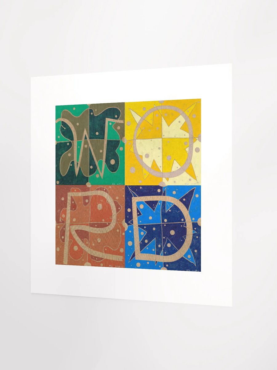 W+O+R+D Print product image (3)