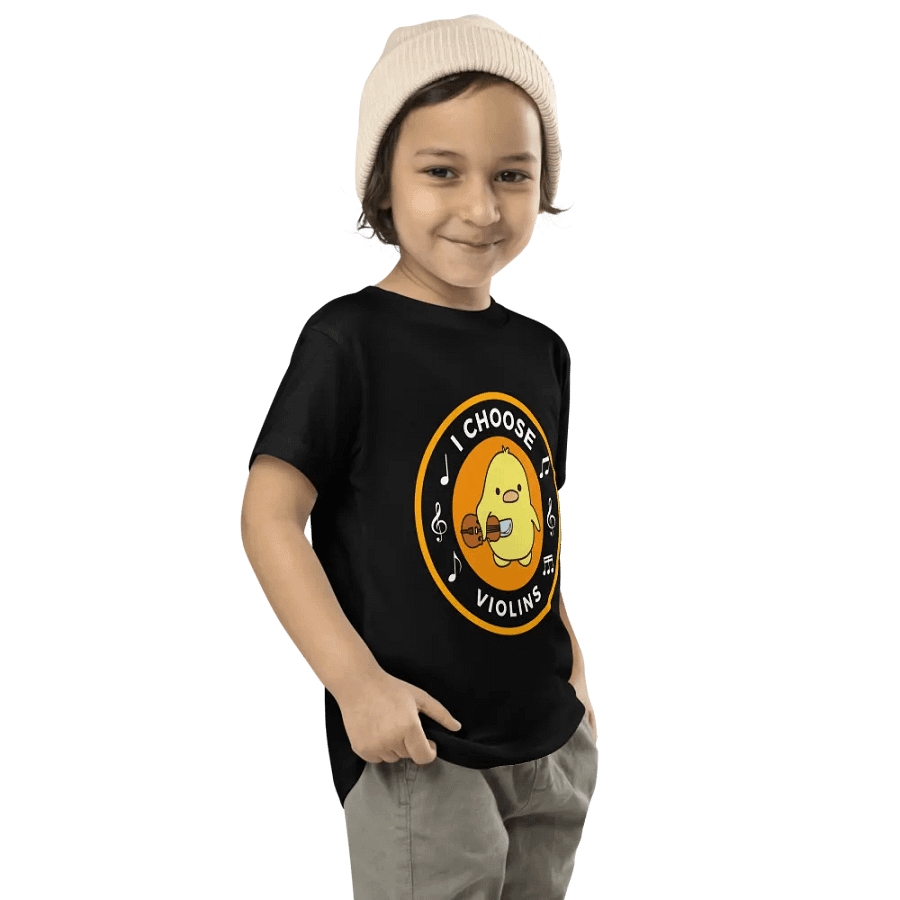 I choose violins Bella+Canvas Toddler T-Shirt product image (3)