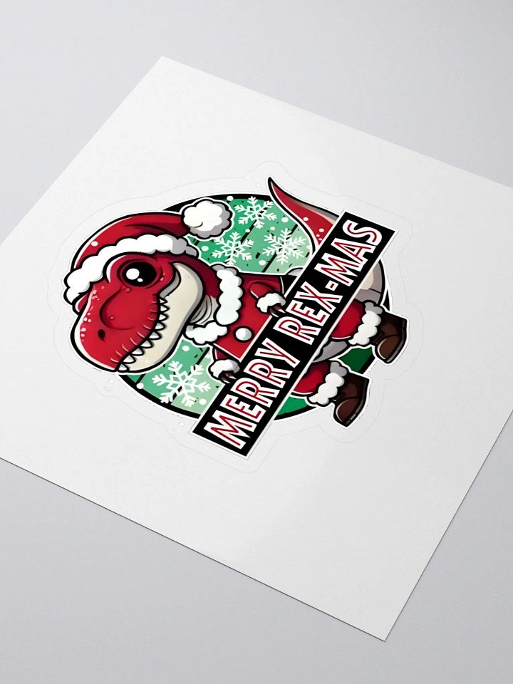 Merry Rex-mas Dino Stickers product image (2)