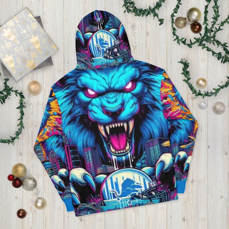 Roaring City Lion Unisex Hoodie product image (10)