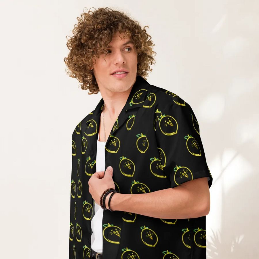 Lemon Hawaiian Shirt product image (7)