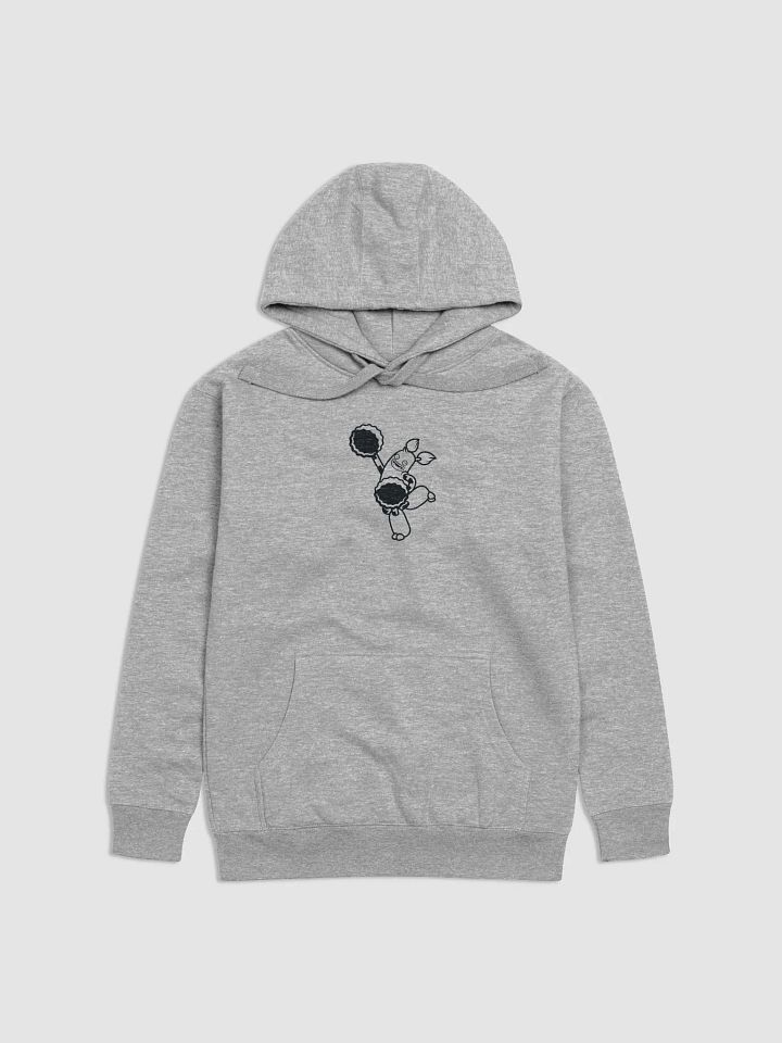 PomPom Single Color (Black on Light) Hoodie product image (1)