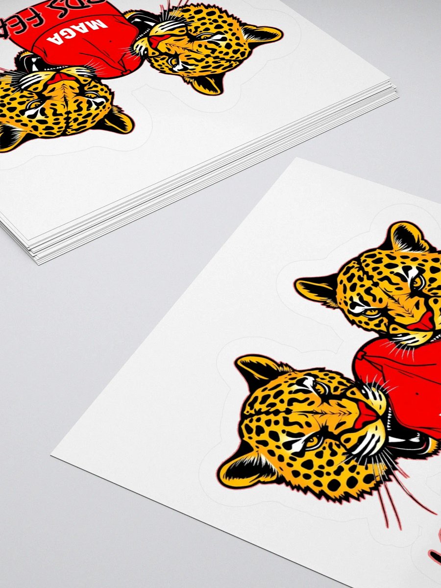 Leopards Feasting On MAGA Sticker product image (10)