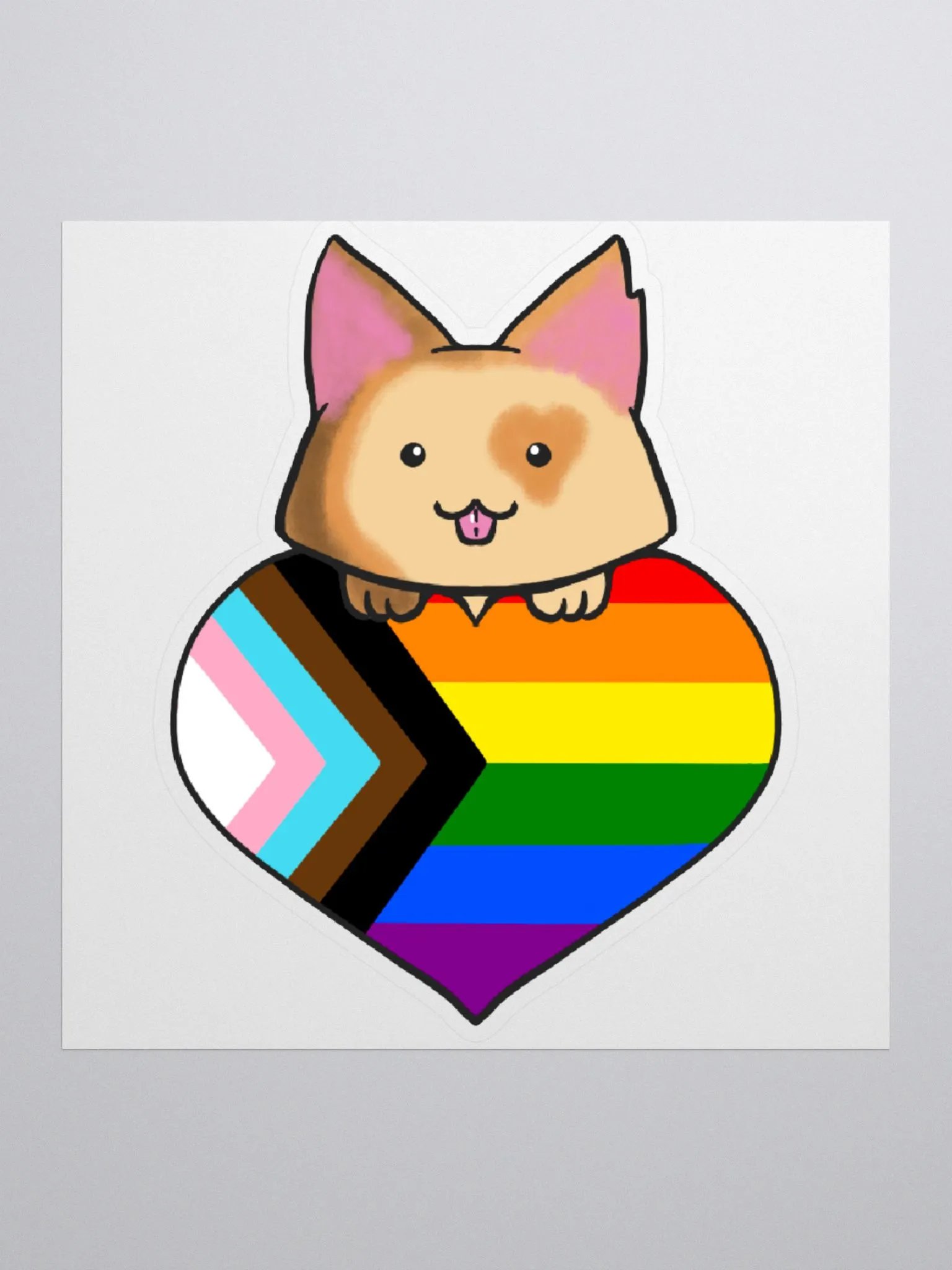 Mellow PrideHeart Sticker product image (2)