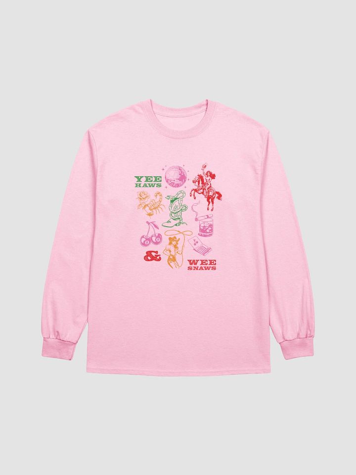 yeehaws & weesnaws printed long sleeve product image (1)