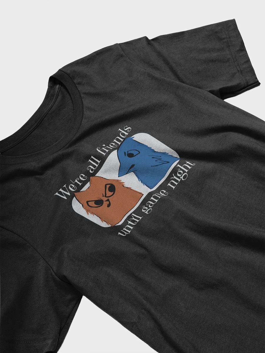 Root Game Night Shirt for Board Gamers, We're All Friends Until Game Night, Eyrie Dynasty & Marquis de Cat *unofficial product image (6)