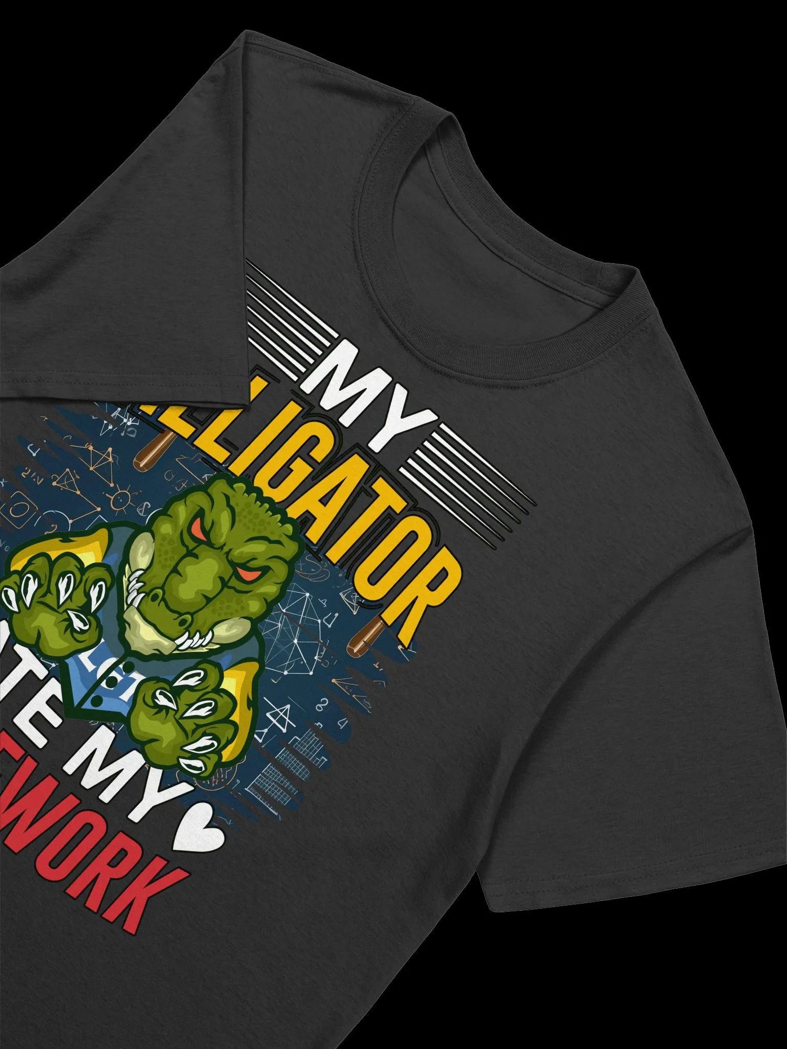My Alligator Ate My Homework-Funny Alligator T-Shirt product image (45)