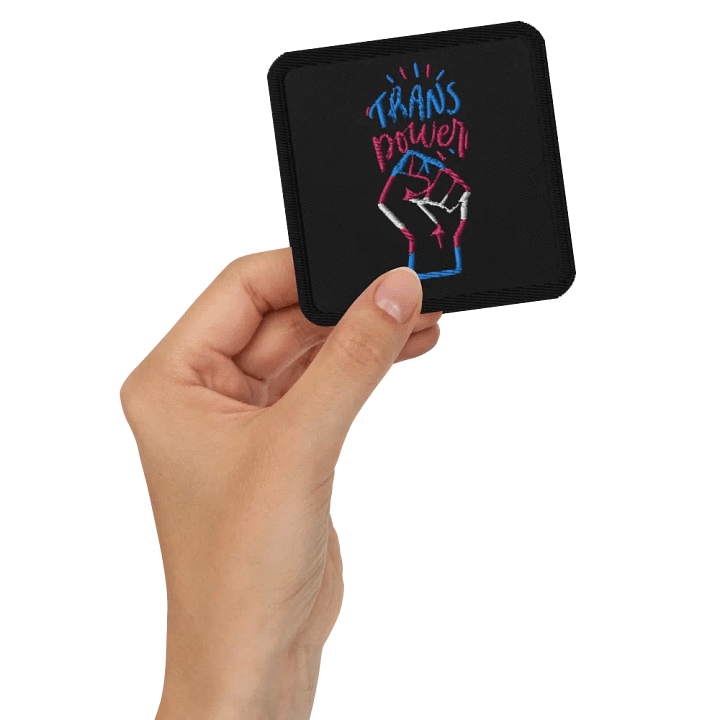 TransPower Fist Embroidered Patch product image (2)