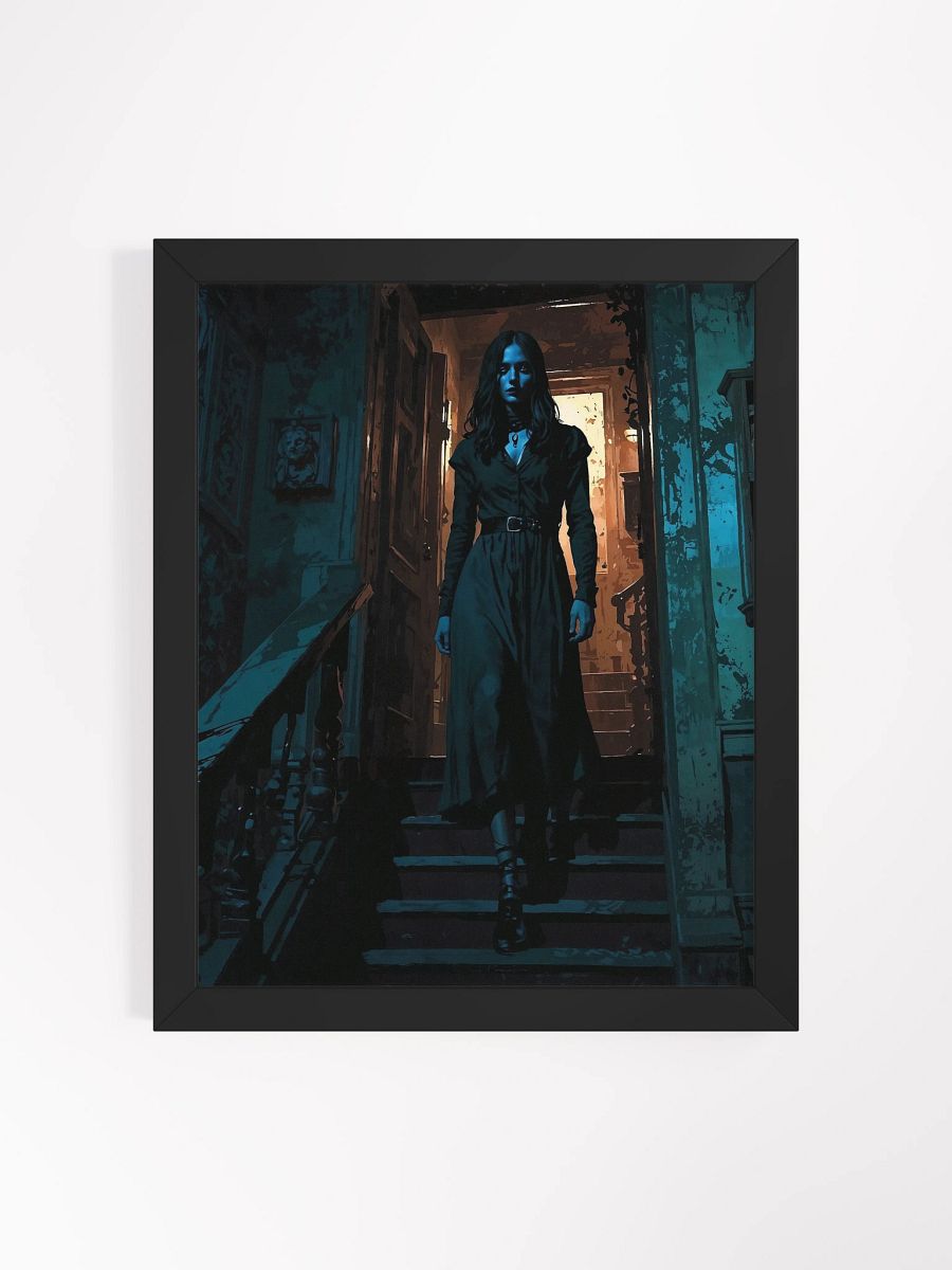 She Descends Framed Print product image (1)
