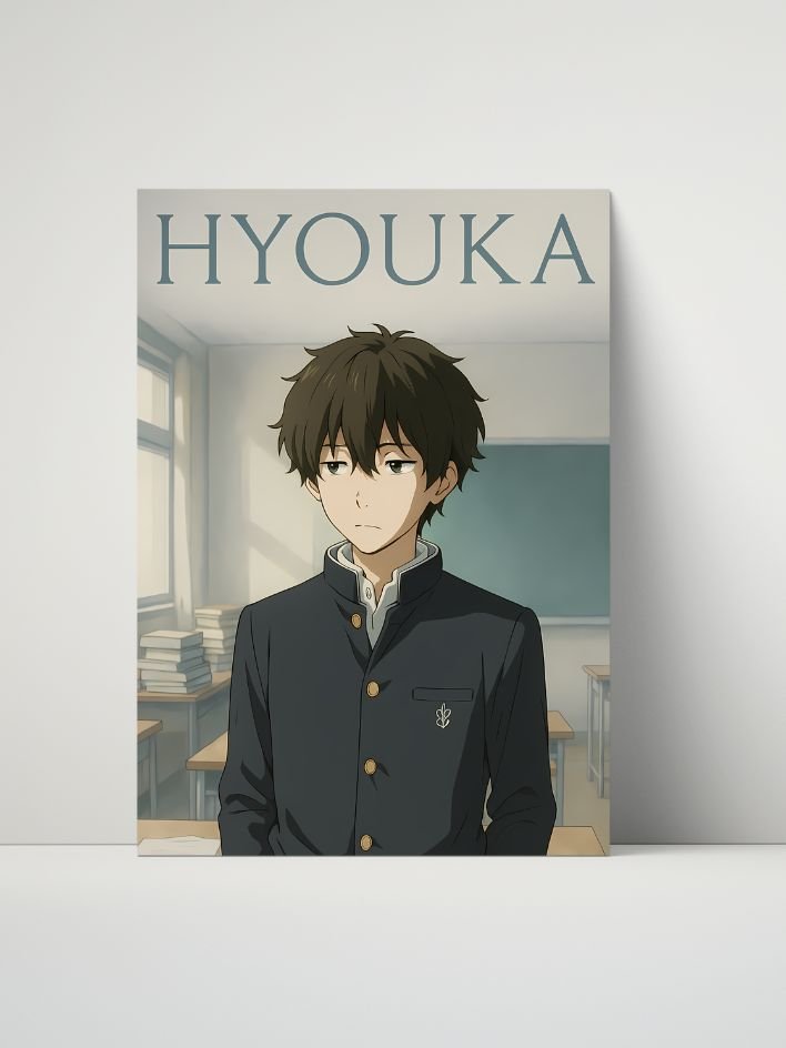 Hyouka – “Quiet Curiosity” 8x10 Metal Print product image (1)