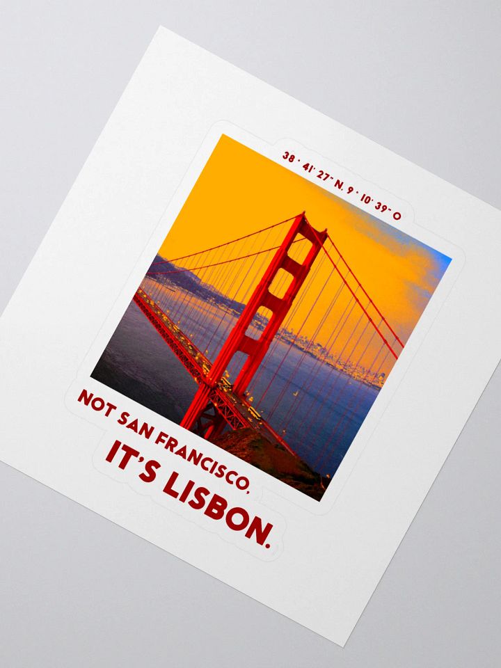 It's Lisbon! (Sticker) product image (2)