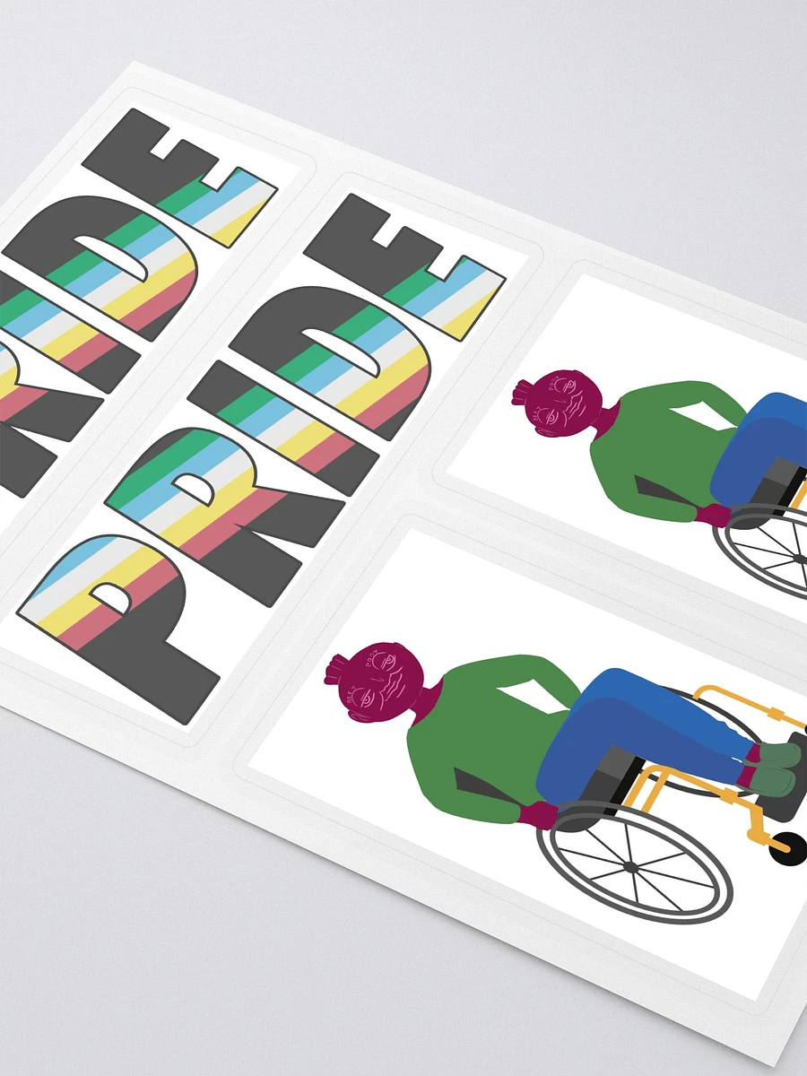Disability Pride sticker sheet product image (3)