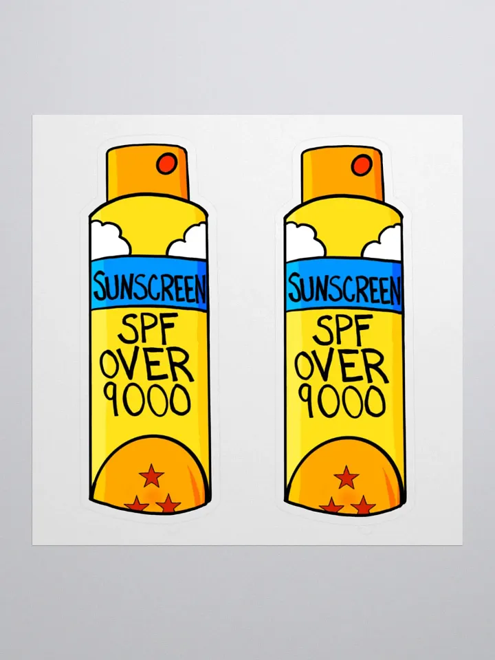 SPF Over 9000 Cut Sticker Pairs product image (4)