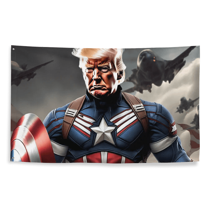 Captain Trumpmerica Flag product image (2)