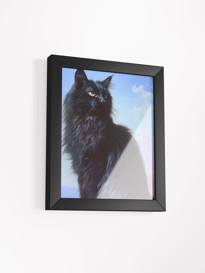 Majestic Midnight Cat Framed Poster product image (4)
