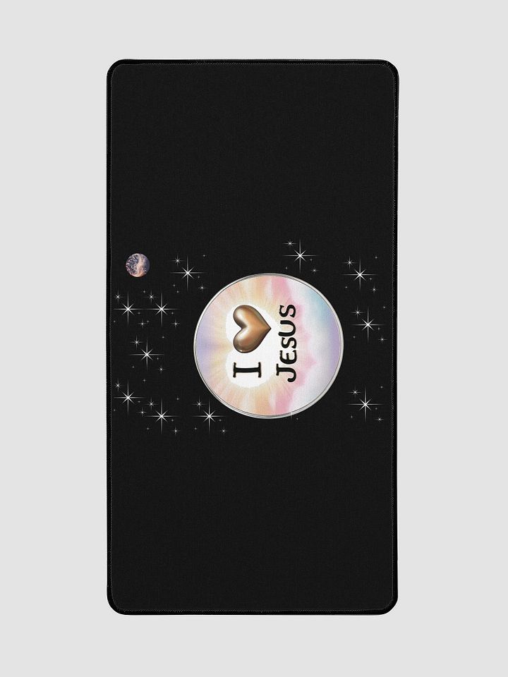 Celestial I love Jesus Desk Mat product image (2)
