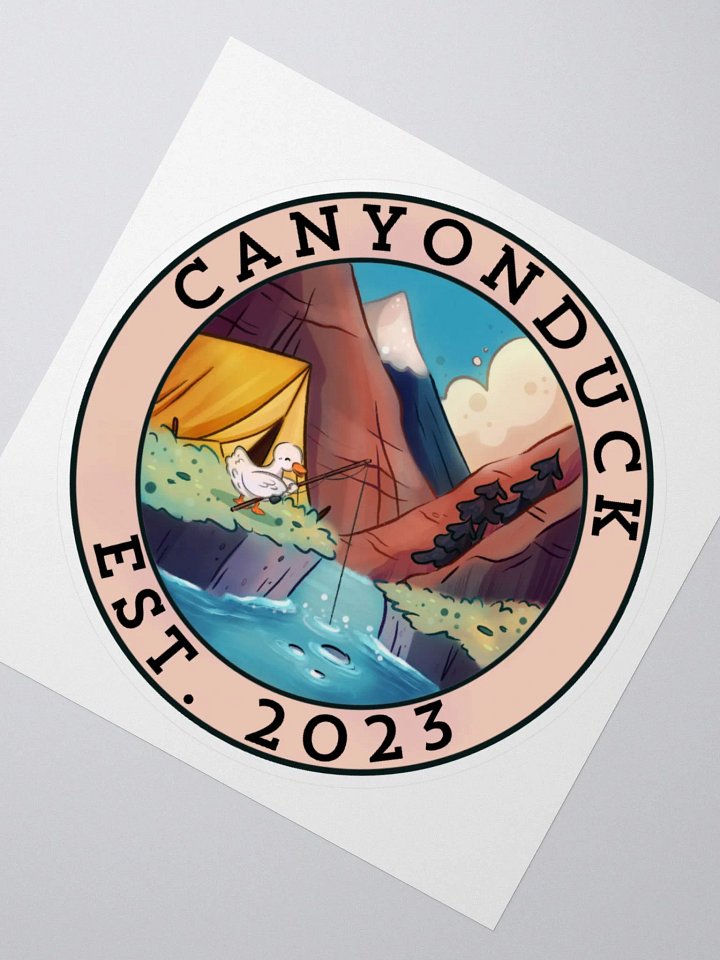 CanyonDuck Sticker product image (2)
