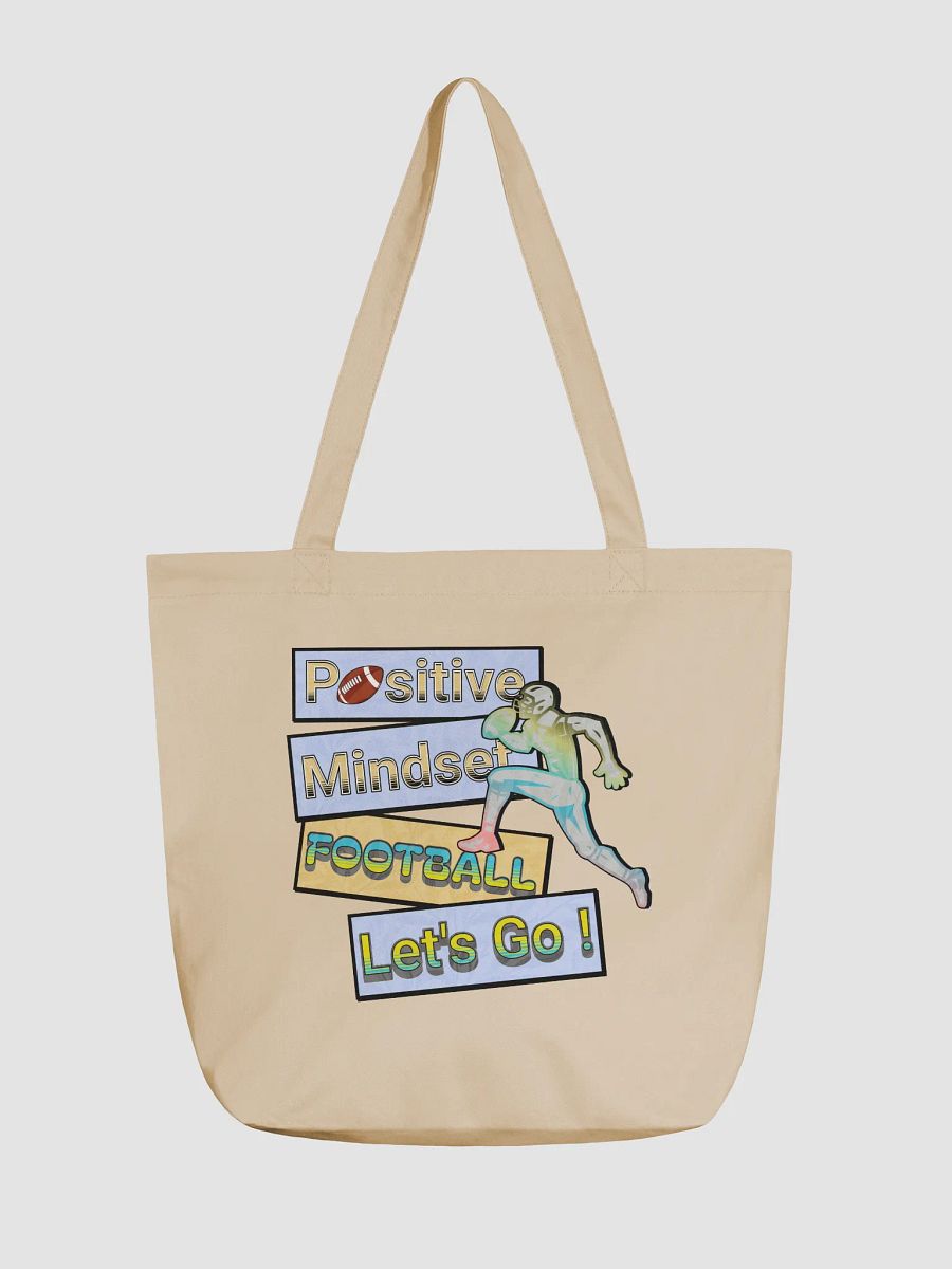 Positive Mindset Football Eco Tote product image (5)