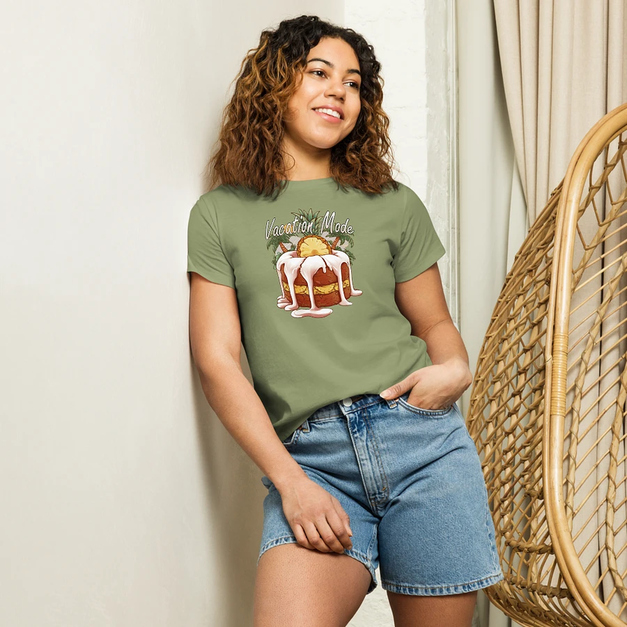Vacation Mode Pineapple Life High wasted  Women's T-shirt product image (51)