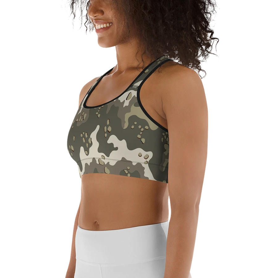 Camouflage Chic Sports Bra product image (8)