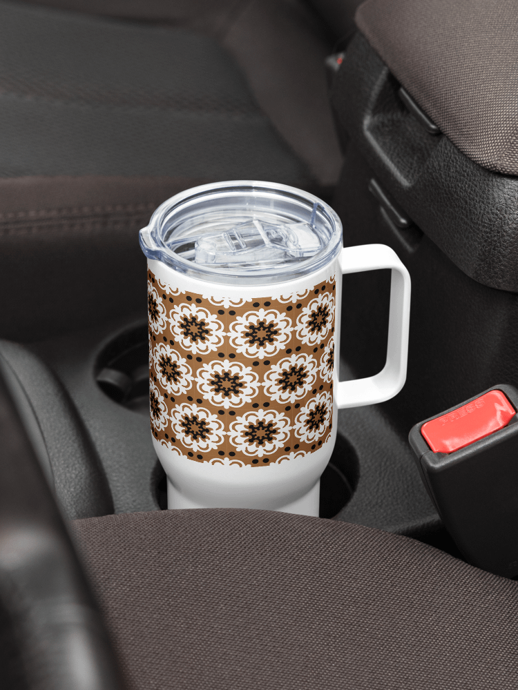 Vintage Floral Symphony 25 oz Travel Mug product image (4)