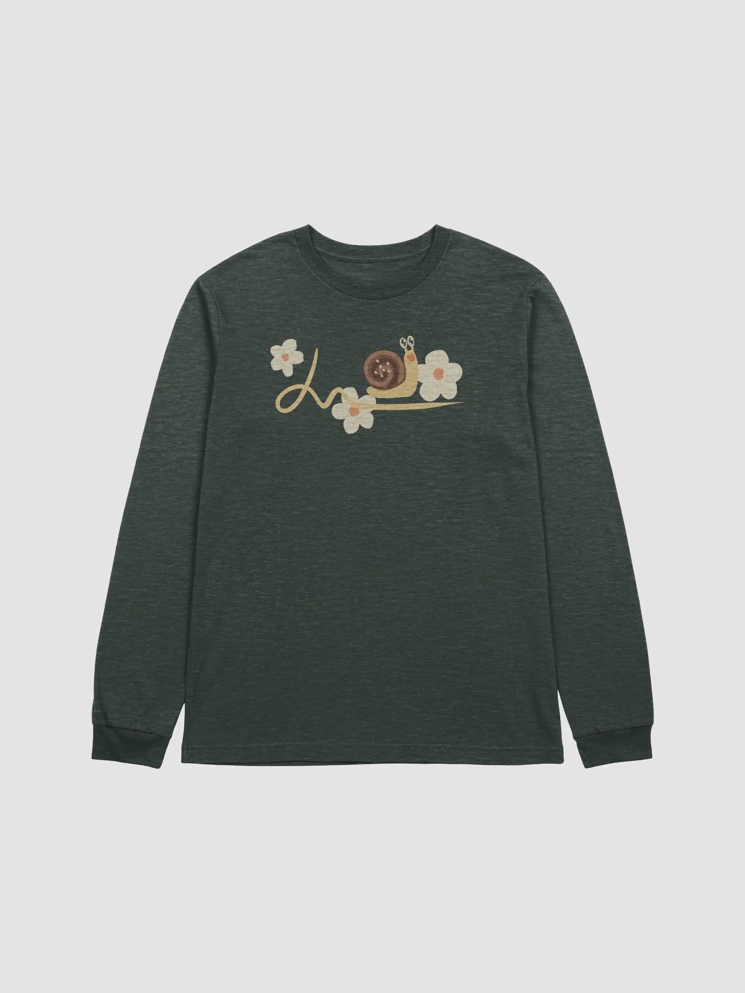 Sweet Snail Zoomies \ long sleeve t-shirt product image (3)