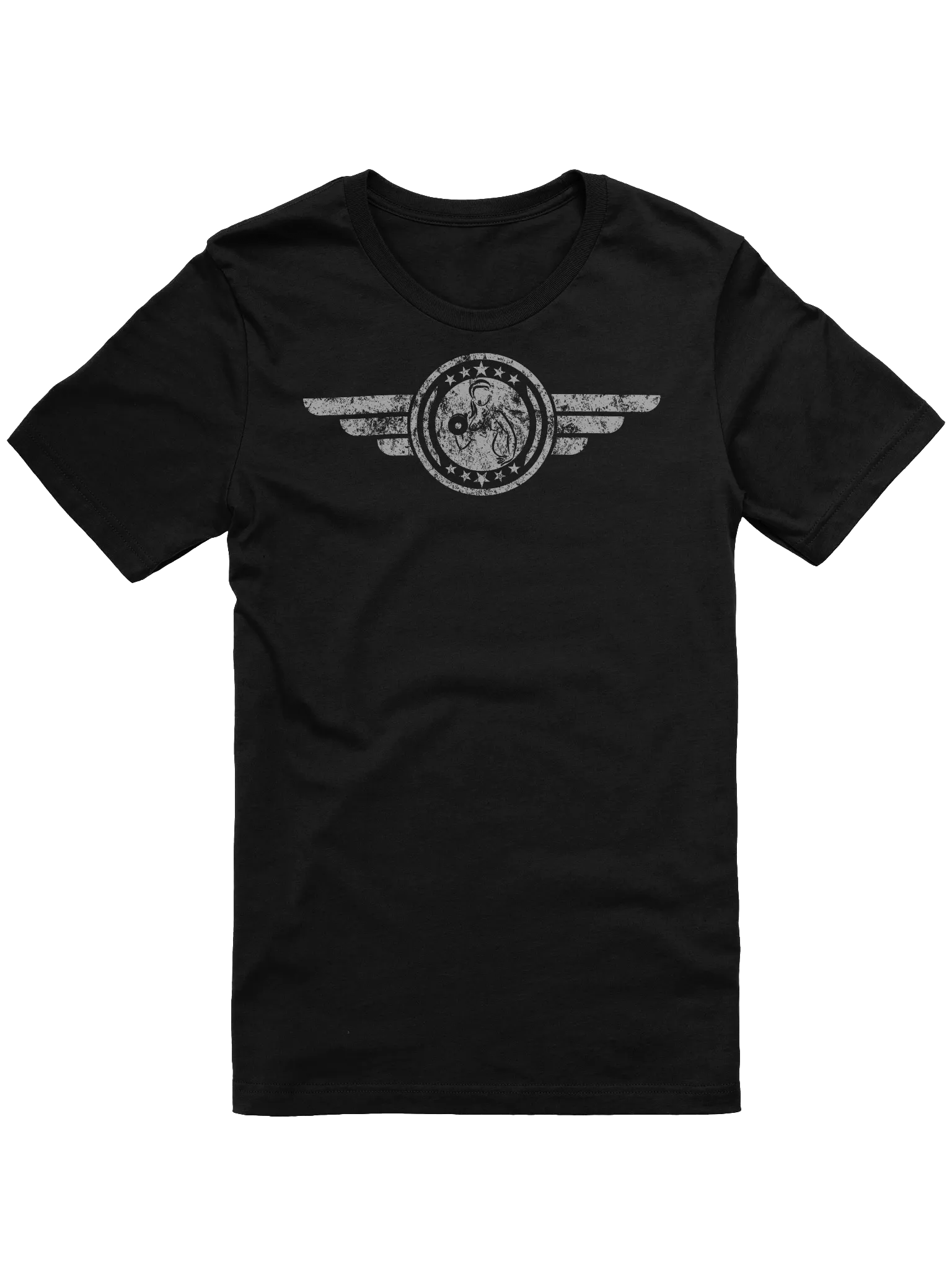 Iron & Grace: Vintage Style Women's Fitness Emblem Tee | Strong & Stylish Workout Top product image (2)