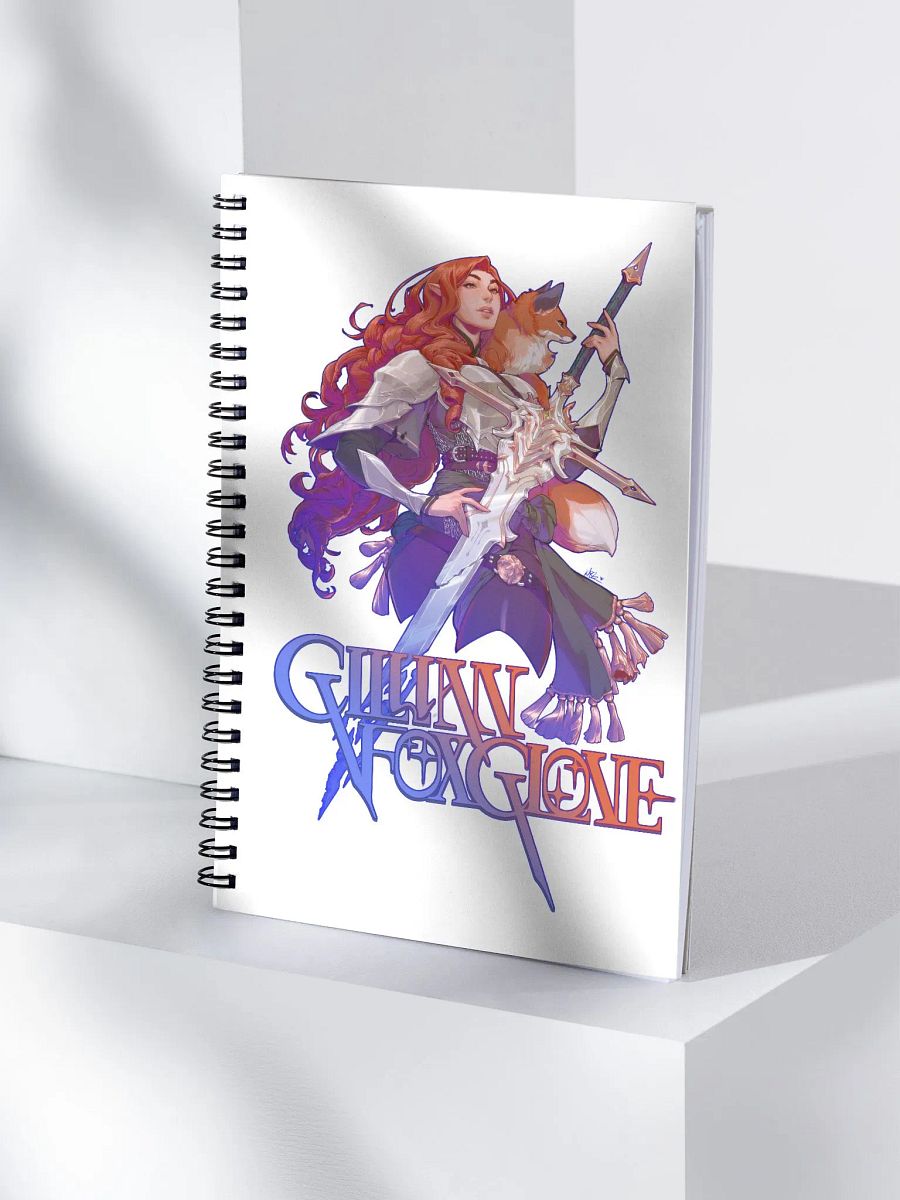 Knight and the Fox Spiral Notebook product image (4)