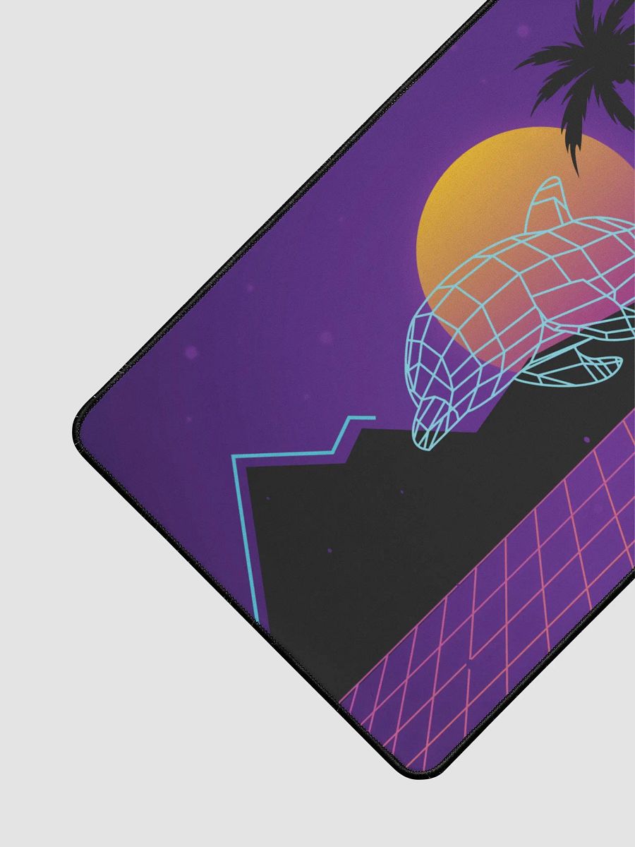 Vaporwave Dolphin Mousepad 12