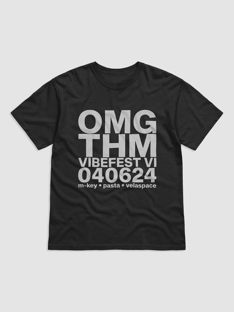OMG THM TEE (BLACK)
