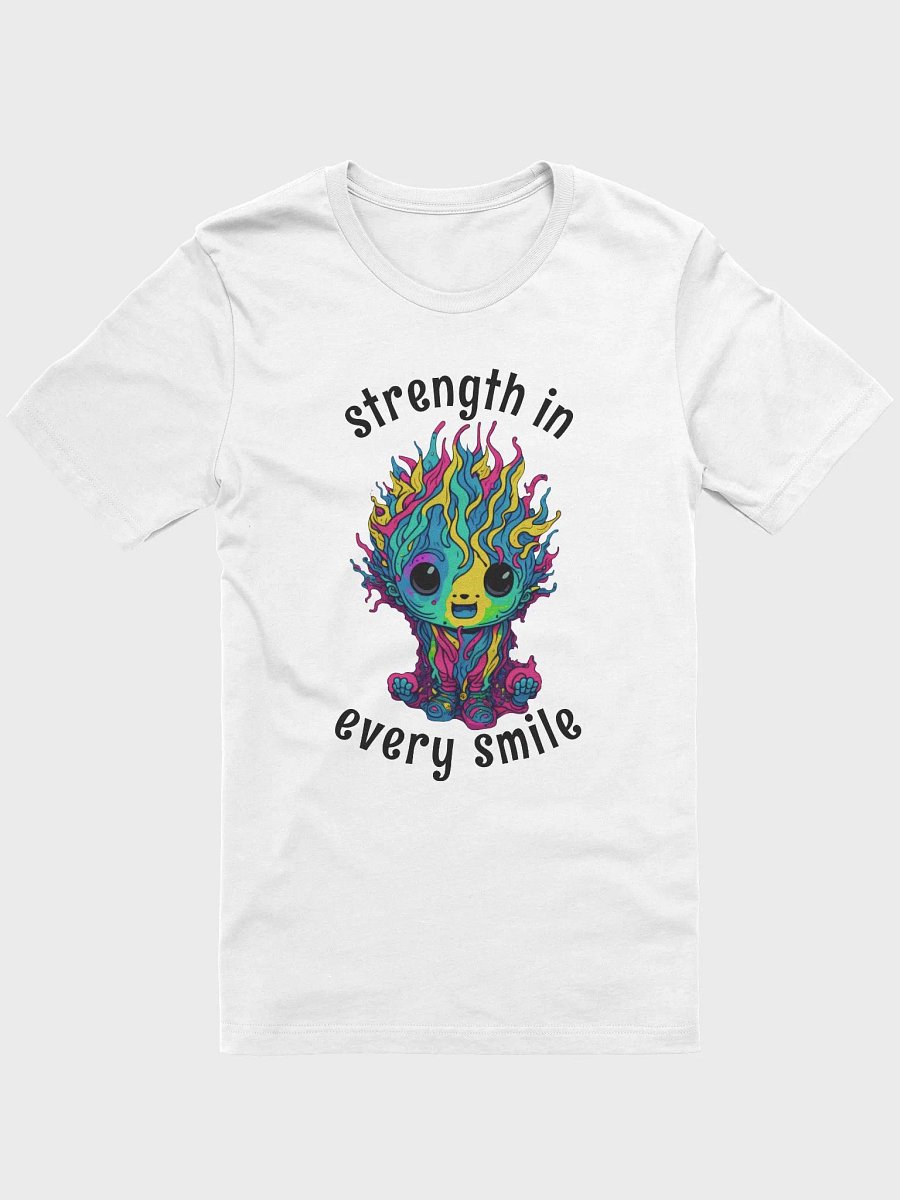 Quirky Misfits Graphic | Light Colored T Shirt | Strength In Every Smile product image (1)