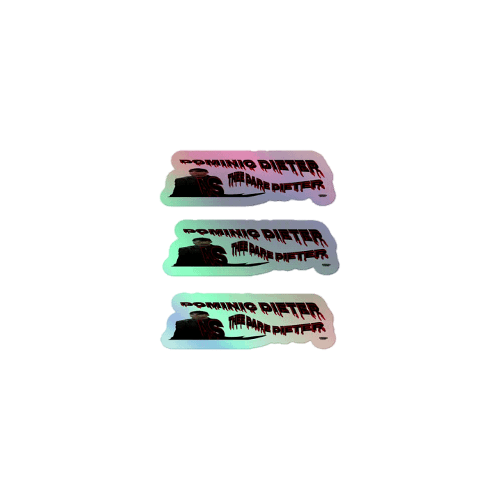 Dominic Dieter As Thee Dare Dieter 00 - Kiss-Cut Holographic Sticker Sheet product image (1)